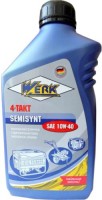 Купить моторне мастило Werk 4-Takt Semisynt 10W-40 1L: цена от 269 грн.