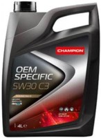 Купить моторное масло CHAMPION OEM Specific 5W-30 C3 4L  по цене от 629 грн.