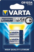 Купить аккумулятор / батарейка Varta 2xCR123A  по цене от 159 грн.