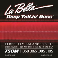 Купити струни La Bella Deep Talkin' Bass Black Nylon Tape  50-105 за ціною від 2898 грн.