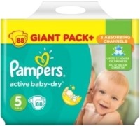 Купить подгузники Pampers Active Baby-Dry 5 (/ 88 pcs) по цене от 745 грн.