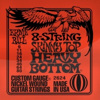 Купить струни Ernie Ball Slinky Nickel Wound 8-String 9-80: цена от 593 грн.