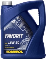 Купити моторне мастило Mannol Favorit 15W-50 4L  за ціною від 1237 грн.