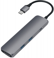 Купити кардридер / USB-хаб Satechi Slim Aluminum Type-C Multi-Port Adapter 4K  за ціною від 1899 грн.