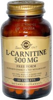 Купить сжигатель жира SOLGAR L-Carnitine 500 mg 60 tab: цена от 1345 грн.