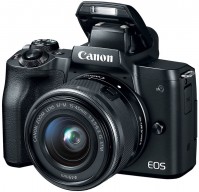 Купити фотоапарат Canon EOS M50 kit 15-45  за ціною від 108360 грн.
