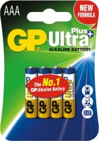 Купити акумулятор / батарейка GP Ultra Plus 4xAAA  за ціною від 75 грн.