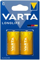 Купити акумулятор / батарейка Varta Longlife 2xC  за ціною від 104 грн.