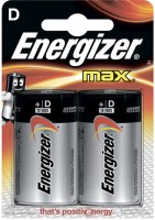 Купить аккумулятор / батарейка Energizer Max 2xD  по цене от 127 грн.