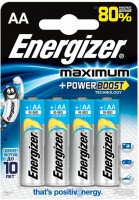 Купить аккумулятор / батарейка Energizer Maximum 4xAA  по цене от 90 грн.