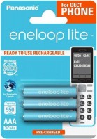 Купити акумулятор / батарейка Panasonic Eneloop Lite Dect 3xAAA 550 mAh  за ціною від 178 грн.