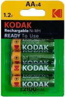 Купити акумулятор / батарейка Kodak 4xAA 2100 mAh  за ціною від 483 грн.