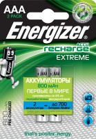 Купить акумулятор / батарейка Energizer Extreme 2xAAA 800 mAh: цена от 301 грн.