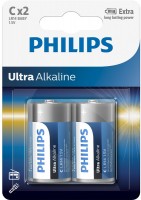 Купити акумулятор / батарейка Philips Ultra Alkaline 2xD  за ціною від 140 грн.