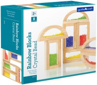 Купить конструктор Guidecraft Rainbow Blocks Crystal Bead G3012  по цене от 1623 грн.