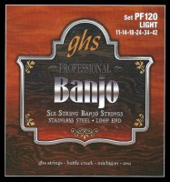 Купить струны GHS Banjo Stainless Steel 11-42  по цене от 254 грн.