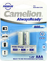 Купити акумулятор / батарейка Camelion Always Ready 2xAAA 800 mAh  за ціною від 190 грн.