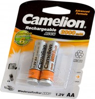 Купити акумулятор / батарейка Camelion 2xAA 2000 mAh  за ціною від 313 грн.