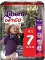 Купить подгузники Libero Up and Go 7 (/ 18 pcs) по цене от 347 грн.