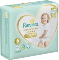 Купить подгузники Pampers Premium Care Pants 6 (/ 31 pcs) по цене от 575 грн.