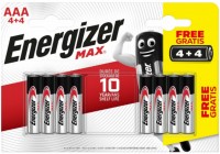 Купить аккумулятор / батарейка Energizer Max 8xAAA  по цене от 309 грн.