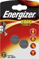 Купить аккумулятор / батарейка Energizer 2xCR2016  по цене от 190 грн.