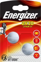 Купить аккумулятор / батарейка Energizer 2xCR2430  по цене от 130 грн.