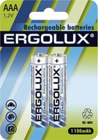 Купить аккумулятор / батарейка Ergolux 2xAAA 1100 mAh  по цене от 140 грн.