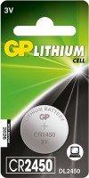 Купить аккумулятор / батарейка GP 1xCR2450  по цене от 62 грн.