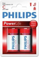 Купить аккумулятор / батарейка Philips PoweLife 2xC  по цене от 179 грн.