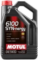 Купить моторне мастило Motul 6100 Syn-Nergy 5W-30 5L: цена от 1656 грн.