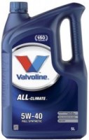 Купить моторное масло Valvoline All-Climate 5W-40 5L: цена от 2153 грн.