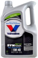 Купити моторне мастило Valvoline Synpower MST C3 5W-40 5L  за ціною від 2218 грн.