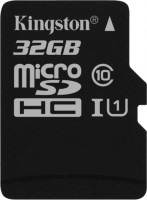 Купити карта пам'яті Kingston microSD Canvas Select (microSDHC Canvas Select 32Gb) за ціною від 179 грн.