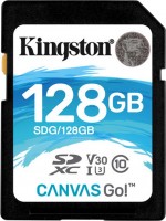Купити карта пам'яті Kingston SD Canvas Go! (SDXC Canvas Go! 128Gb) за ціною від 682 грн.