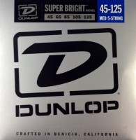 Купить струны Dunlop Super Bright Nickel Wound 5-String Bass 45-125  по цене от 1695 грн.