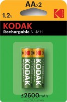 Купить аккумулятор / батарейка Kodak 2xAA 2600 mAh  по цене от 220 грн.