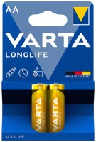 Купить аккумулятор / батарейка Varta Longlife 2xAA  по цене от 52 грн.