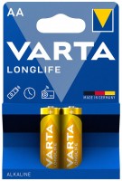 Купить аккумулятор / батарейка Varta Longlife 2xAA  по цене от 89 грн.