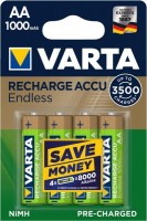 Купити акумулятор / батарейка Varta Rechargeable Accu Endless 4xAA 1000 mAh  за ціною від 569 грн.