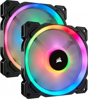 Купить система охолодження Corsair LL140 RGB 2 Fan Pack: цена от 3016 грн.