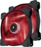 Купить система охлаждения Corsair SP140 LED Red Twin Pack  по цене от 1067 грн.