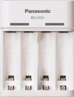 Купить зарядка аккумуляторных батареек Panasonic Basic USB Charger + Eneloop 4xAA 1900 mAh  по цене от 1604 грн.