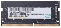 Купити оперативна пам'ять Apacer AS DDR4 SO-DIMM 1x4Gb (AS04GGB24CETBGH) за ціною від 541 грн.