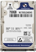 Купить жесткий диск MediaMax WLxxxGLSA854G (WL750GLSA854G) по цене от 1044 грн.