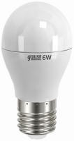 Купити лампочка Gauss LED ELEMENTARY G45 6W 2700K E27 53216T 3pcs  за ціною від 75 грн.