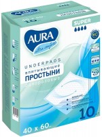 Купить подгузники Aura Underpads 40x60 (/ 10 pcs) по цене от 115 грн.