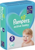 Купить подгузники Pampers Active Baby 5 (/ 42 pcs) по цене от 649 грн.