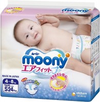 Купить подгузники Moony Diapers S (/ 24 pcs) по цене от 222 грн.