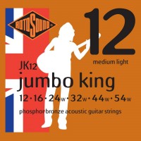 Купить струны Rotosound Jumbo King 12-54  по цене от 279 грн.